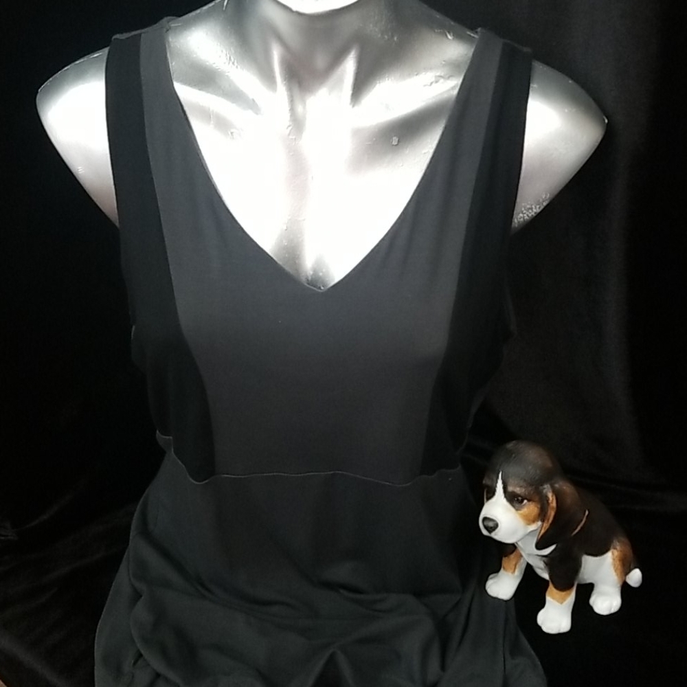 The limited blk/gray Sleeveless Blouse size large